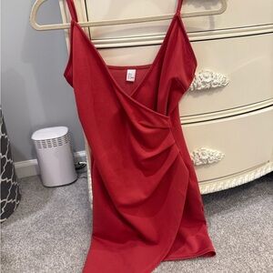 Amazon Red Mini Dress